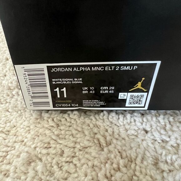 Nike Jordan Alpha Menace Elite 2 UCLA Player Exclusive Football Cleat - Picture 12 of 13